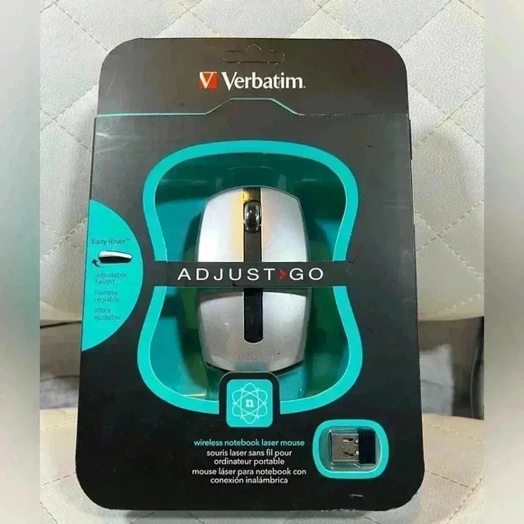 Verbatim 96991 Easy Riser Laser Bluetooth Mouse for PC/Laptop - Picture 1 of 6